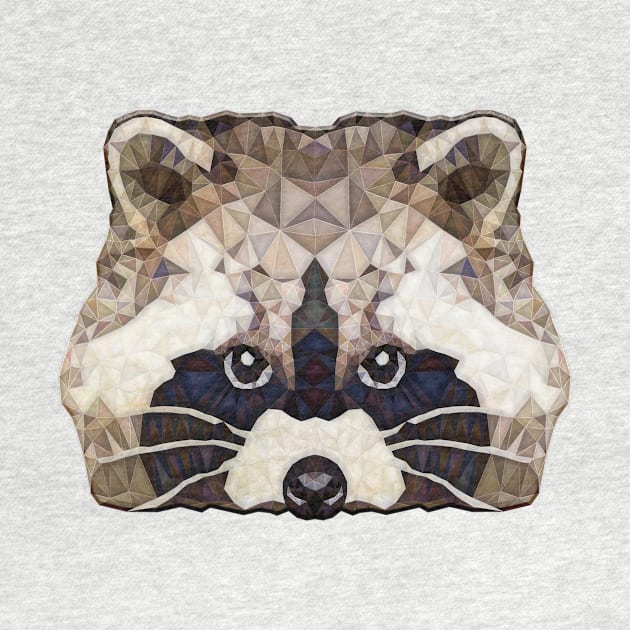 abstract racoon by Ancello